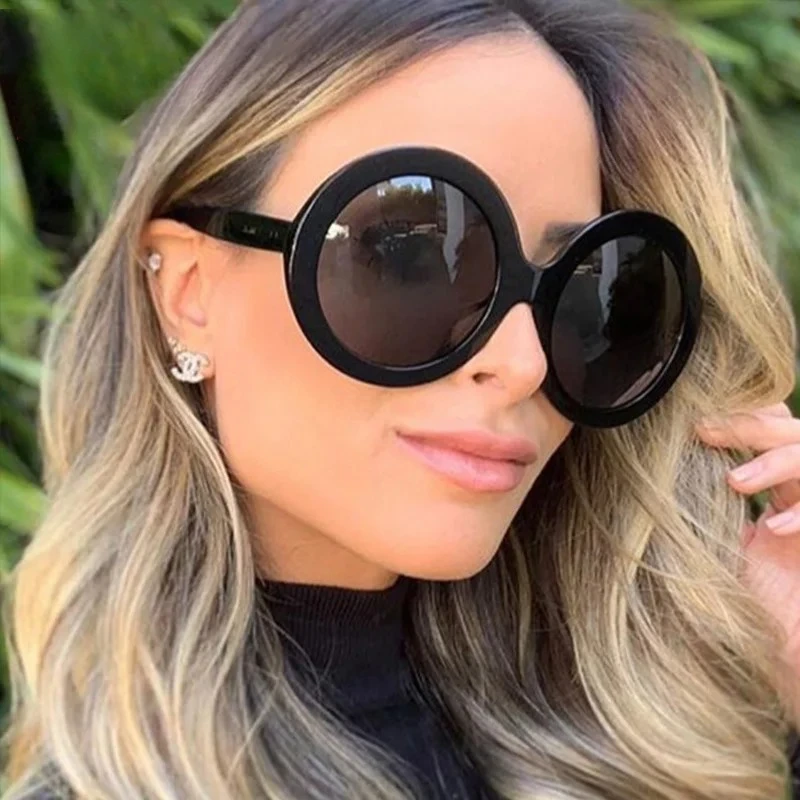 Oversized Round Sunglasses Wom - Designer Sunglasses review and price