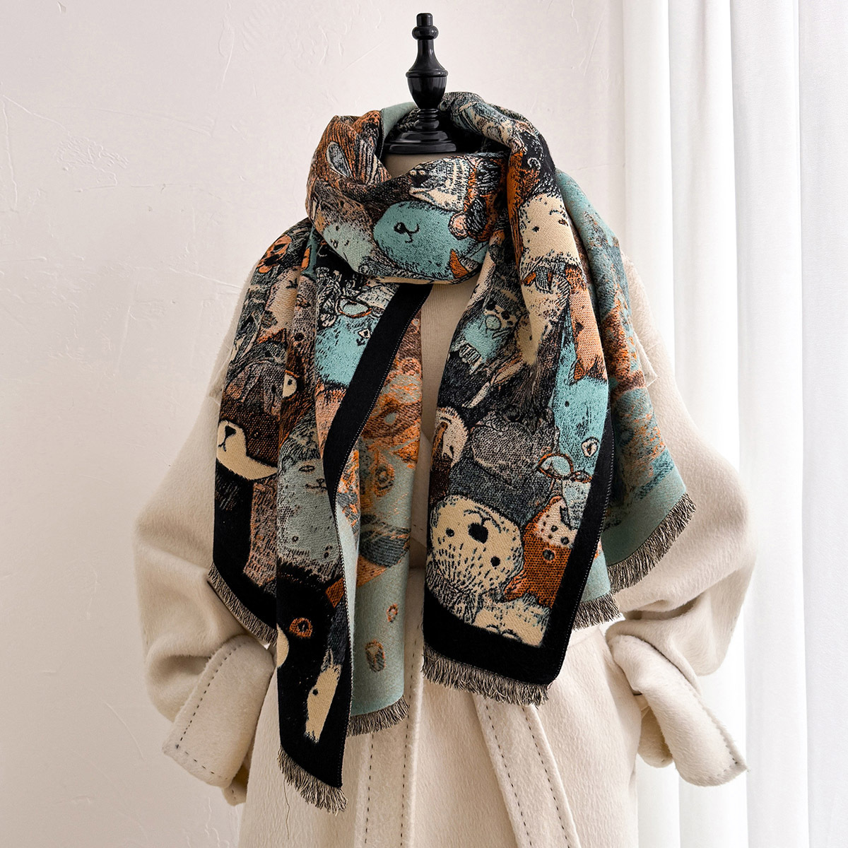 Women Imitation Cashmere Scarf - Cashmere Scarf review and price