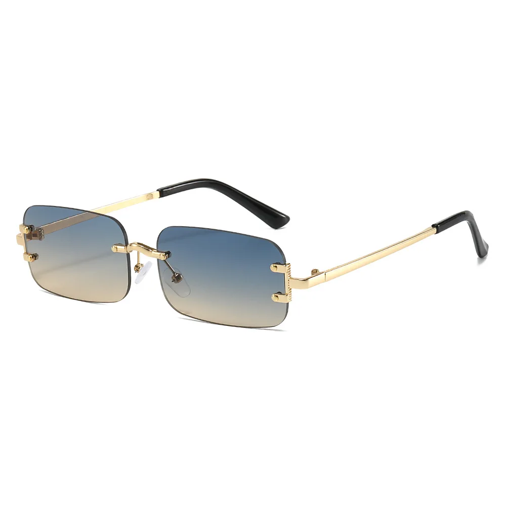 Rimless Square Sunglasses Wome - Designer Sunglasses review and price