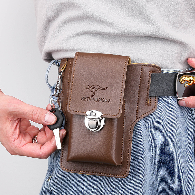 Men Belt Cellphone Loop Holste - Leather Wallet Men review and price