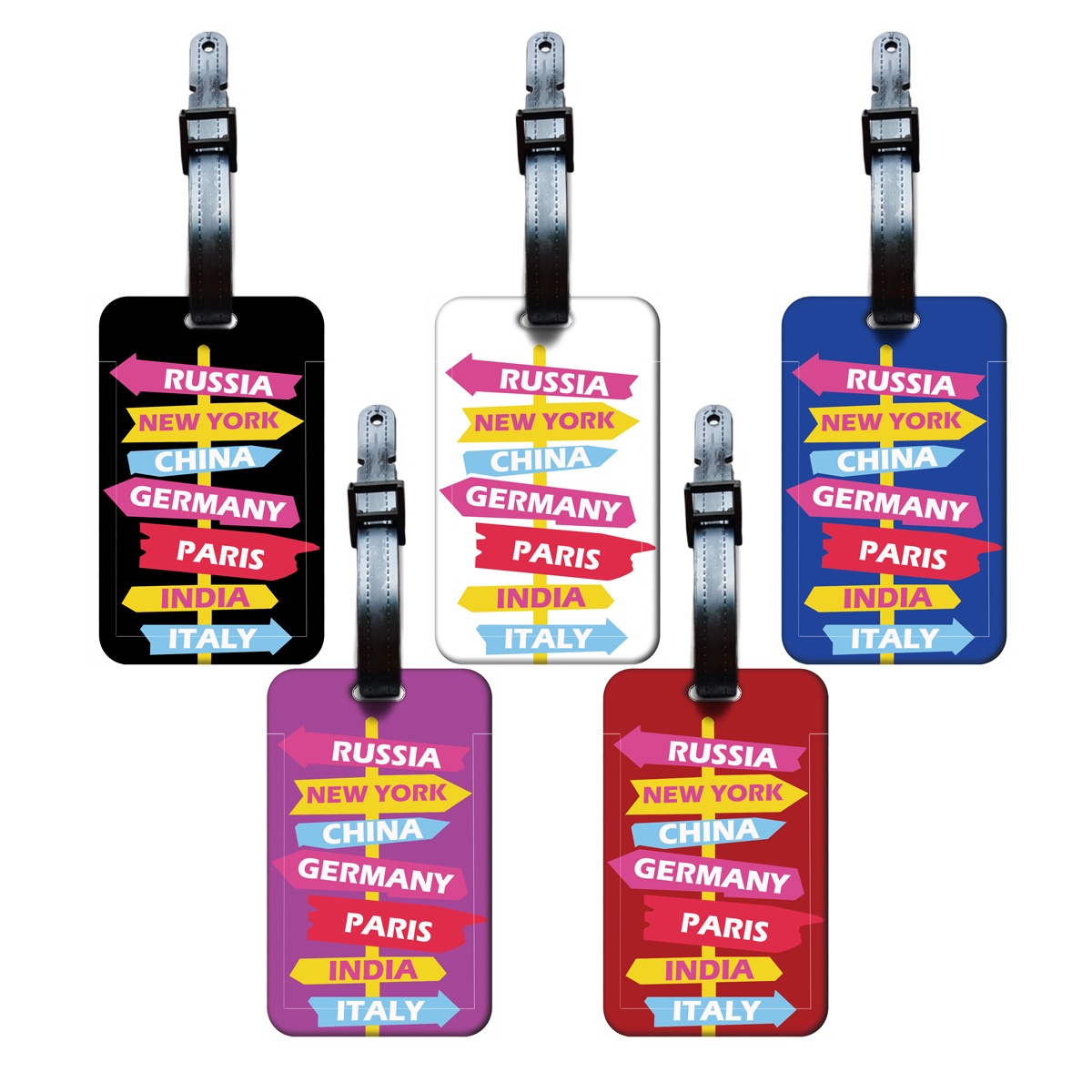 Creative Road Sign Indication  - Travel Luggage Set review and price