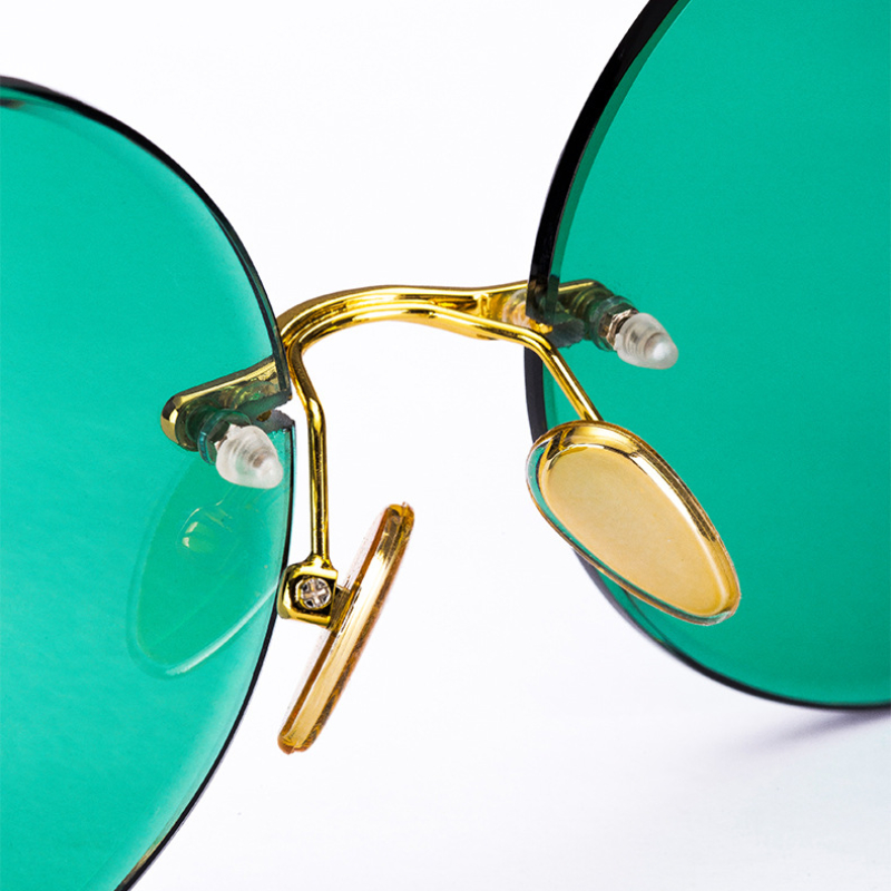 Fashion Classic Rimless Sungla - Designer Sunglasses review and price