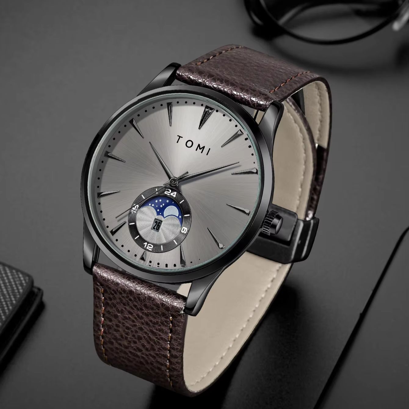 TOMI 2Pcs Men's Watch Gift Set - Luxury Gift Set review and price