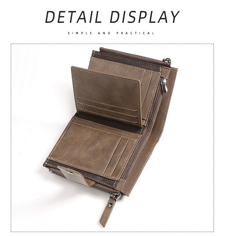 Anti-TheftCross-Border Busines - Leather Wallet Men review and price