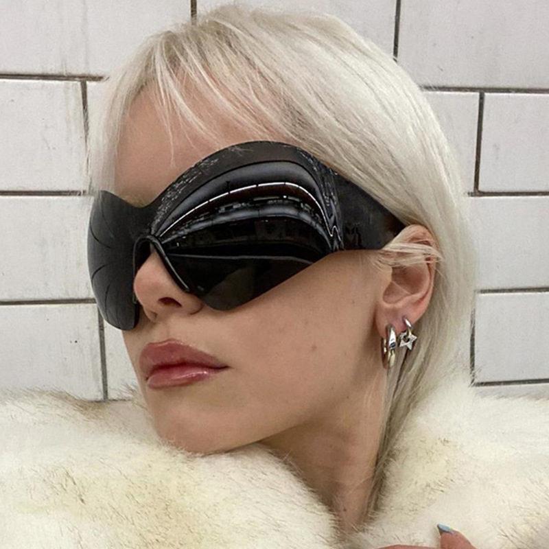 Retro Rimless Oversized Sungla - Sunglasses Uv400 review and price