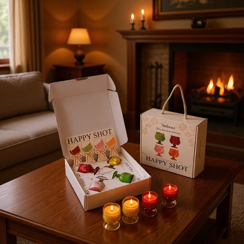 Scented Candle Gift Set Wine G - Luxury Gift Set review and price