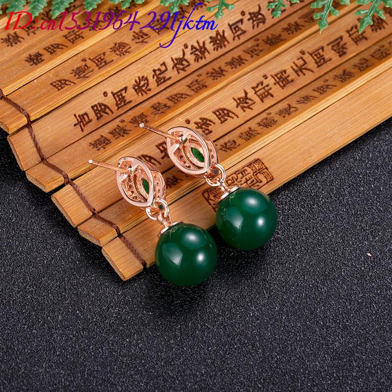 Natural Jade Bead Earrings Fas - Gold Plated Jewelry review and price